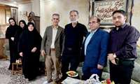 دیدار مدیران دانشگاه علوم پزشکی ایران با خانواده شهید محمد خلج از شهدای جنگ رمضان